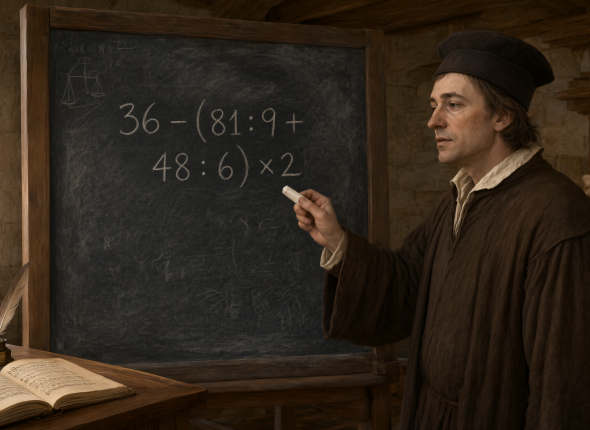 Математический тест на логику: справитесь с примером 36 — (81 : 9 + 48 : 6) × 2?